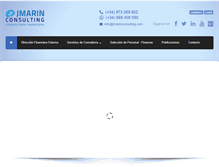 Tablet Screenshot of jmarinconsulting.com